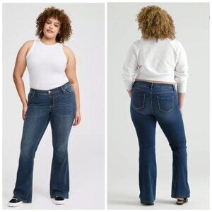 Torrid Luxe Slim Boot Jeans 20R NWT Dark Wash Stretch Denim Curve Love Fit